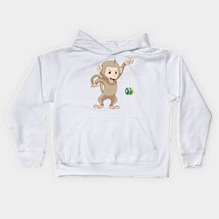 Monkey with Yo-yo Kids Hoodie